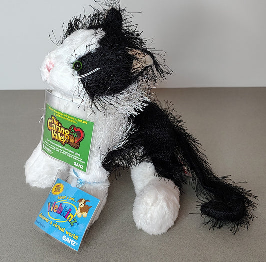 Webkinz HM016 Black & White Cat